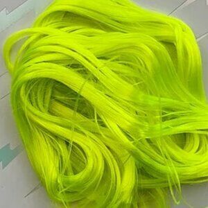 surprising yellow straight hair to rehair a doll or my little pony with